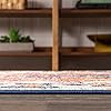 JONATHAN Y Boho Vintage Blue/Multi Indoor Area Rug, 8x10, Bohemian Flair Medallion, Floral Easy-Cleaning High Traffic for Living Room, Bedroom, Kitchen, Pet-Friendly, Non-Shedding (BMF106A-8)