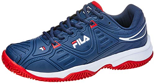 Tênis Forehand, Fila, Masculino, Marinho/Vermelho/Branco, 40
