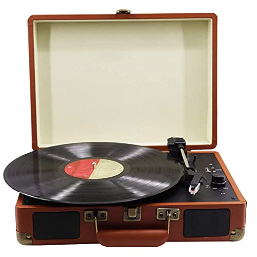 Haut-parleurs intégrés pour Tourne-Disque, Platine Vinyle Bluetooth pour Tourne-Disque Vinyle, Compatible avec Les disques 18/25/30CM et 33/45/78, pour Femme, Conception de Valise - Les Beatles, Paul McCartney, John Lennon, RIngo Starr, George Harrison Haut-parleurs intégrés pour Tourne-Disque, Platine Vinyle Bluetooth pour Tourne-Disque Vinyle, Compatible avec Les disques 18/25/30CM et 33/45/78, pour Femme, Conception de Valise