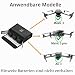ZWLLKJGS Mavic 3 Pro Lipo Akku Sicherheitstasche Feuerfeste explosionsgeschützte Batterien Aufbewahrungsschutztasche für DJI Air 3 / Mavic 3 / Mavic 3 Classic/Mavic 3 Cine (für 3 Batterien)