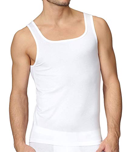 Preisvergleich Produktbild Calida Herren Athletic-Shirt Evolution Unterhemd, Weiß, 50