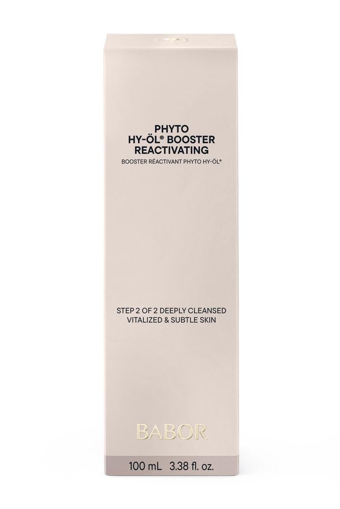 BABOR CLEANSING Phyto Hy-Öl Booster Reactivating für regenerationsbedürftige Haut, Gesichtsreiniger zur Anwendung mit Hy-Öl, Phytoactive, Vegane Formel, 1 x 100 ml