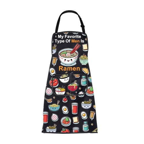 Ramen Lovers Cooking Apron with Pockets