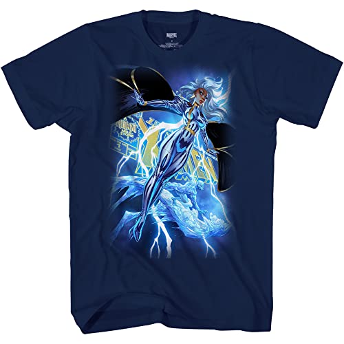 T-shirt X-Men bleu ample XX-Large pour homme cherchant un haut de comics confortable