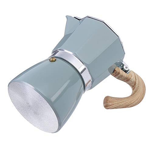 Barmi 5Oz/10Oz Moka Pot, Aluminum Espresso Maker, 3 Cups/6 Cups Expresso Pot Moka Pot Coffee Mini Espresso Maker Stove Top Coffee Maker Green 150Ml/5Oz #TOP4