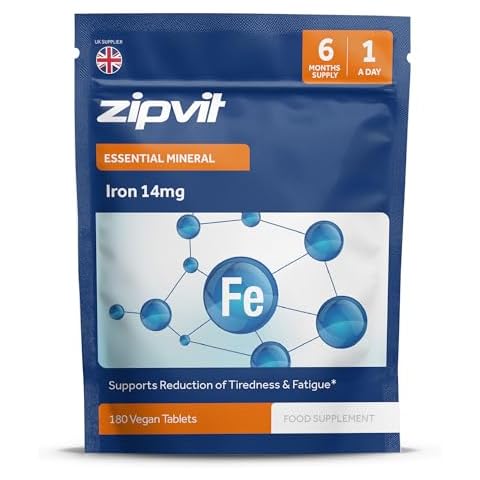 Zipvit Iron Tablets 14mg for Energy and Immunity Cover