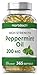 Price comparison product image Peppermint Oil 200mg | 365 Softgel Capsules | Essential Digestion Support & Fresh Breath | 1 Year Supply | Non-GMO, Gluten Free Supplement