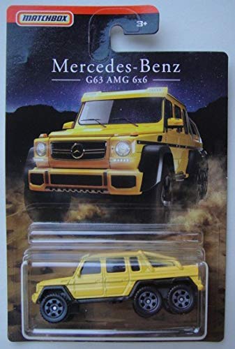 Matchbox Mercedes Benz Series, Yellow Mercedes Benz G63 AMG 6X6