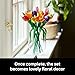 LEGO Botanicals Tulip Bouquet - Building Set for Adults, Women & Men, Ages 18+ - Gift for Easter - Bedroom, Book Shelf & Office Decor - Artificial Flowers Crafting Kit - 11501