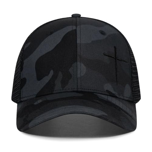 Image of Christian Hats for Men Women,Jesus Cross Hat Christian Religious Gifts for Birthday /Christmas