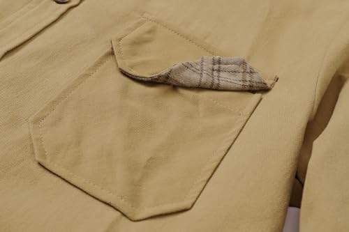 Image of SANGTREE Long Sleeved Flannel Shirt Button Down Plaid Shirts