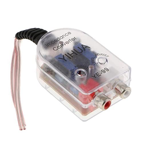 ATORSE 2xCar Stero Radio Speaker High to Low RCA Line Impedance Converter Adapter-image-33