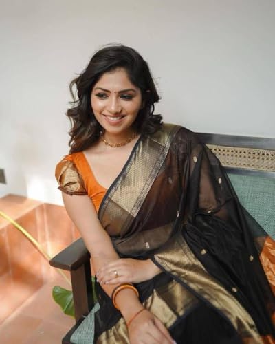Image of Women's Cotton Soft Silk Sarees | Jamdani Cotton Saree With Attach Unstitched Blouse Piece