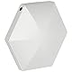 FILFEEL Flip Toy, Fingerspitzen-Gyro-Desktop-Flip-Metalldekompressor, Taschenspielzeug Lindert Ermüdungsstress, Metall-Fingerspitzen-Spinnspielzeug, Silber(Hexagon)