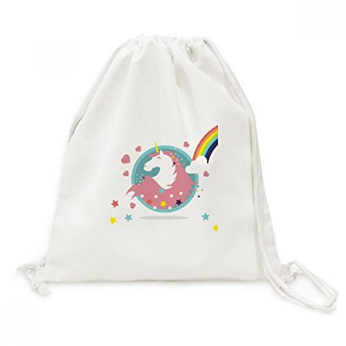 Sac à dos cordon licorne léger pour éviter le désordre des jouets
