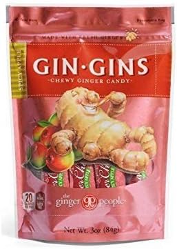 The Ginger People Ginger Chews - Spicy Apple 84g (Pack of 3)