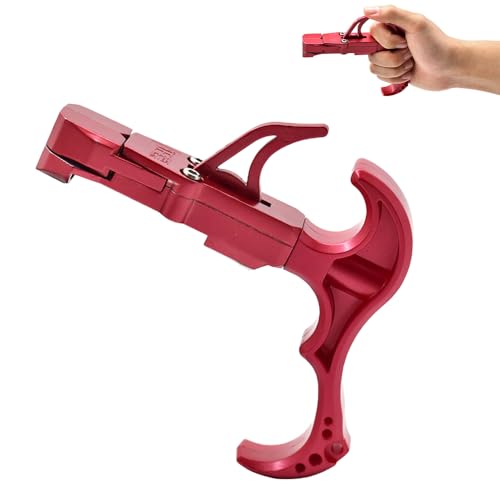 SUFFUSE Handheld Slingshot Release Device, Professional Slingshot Outdoor Fish Shooting Accessories, Aluminum Slingshot Trigger, Catapult Accessories for Fish Dart