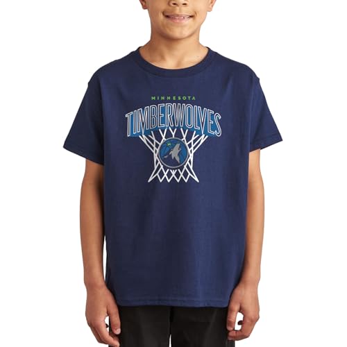 Camiseta NBA Nothing But Net de niño con cuello redondo de algodón para actividades escolares