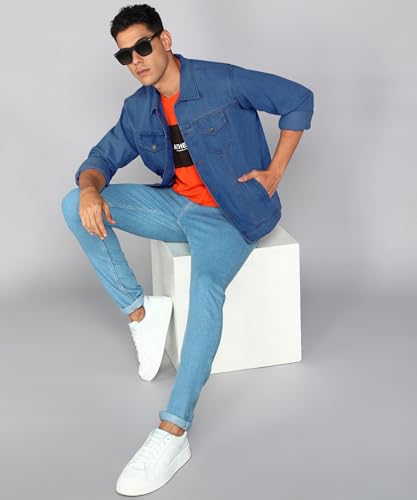 Image of FTX Men Solid Regulat Fit Full Sleeve Spread Collar Multicolor Jacket