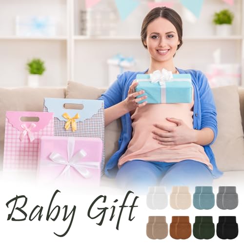 Cuffbow 16 Pairs Newborn Baby Mittens Infant Toddler Gloves No Scratch Mittens Gloves for 0-6 Months Baby Boys Girls(Classic) - Thumbnail 6