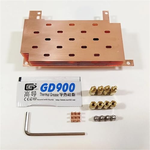 Radiateur de refroidissement passif Orange Pi RV2 boîtier cuivre et coque métal 8.5mm