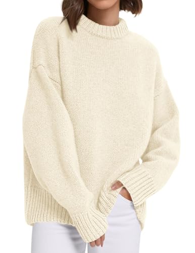 PRETTYGARDEN Womens Sweaters Fall 2025 Trendy Casual Crewneck Long Sleeve Cozy Knit Pullover Sweater Tops Winter Clothing2
