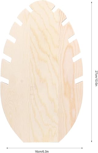 Miniatura 2 de Fydun Wooden Standing Necklace Display Rack Plate Rack MultI Necklace Rack Small Wide Range Of Uses (S (20x12.5x7cm7.9x4.9x2.8in))