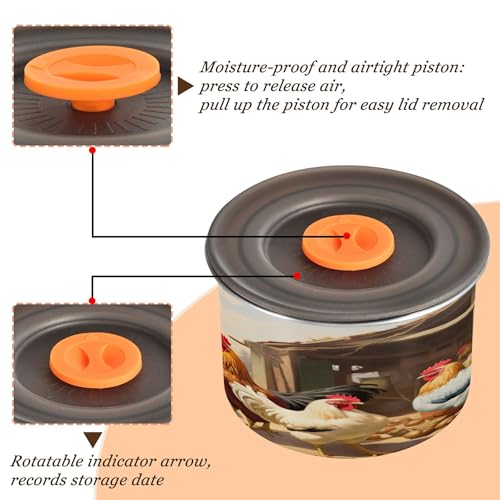 Contenedor Hermético de Acero Inoxidable para Café 500 ml miniatura 3