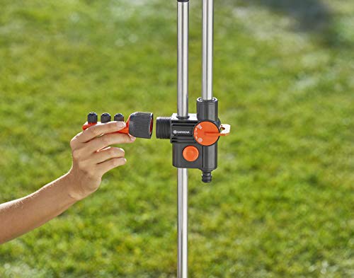 GARDENA tuindouche duo: douche met twee aangename waterstraalvormen, broesstraal of sproeinevel, watertoevoer traploos… - Image 7