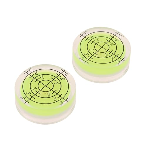 2pcs 32mm Spirit-Bubble Level Surface Degree Marking Level Round Measuring Meter Acrylic For Construction Manual Tools Parts