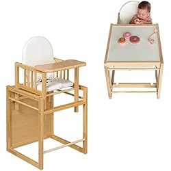 Trona Bebé Confort Keyo COOL · DREAMS - Trona evolutiva bebe portatil de madera de haya Evoluonge. Convertible en mesa y silla infantil. Asiento acolchado