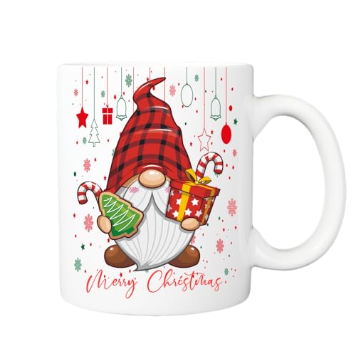 Pickhut Weihnachts-Gonk-Zwerg heiße Schokoladentasse, Weihnachts-Filmbecher, Wichteln, Strumpffüller, Gonk-Liebhaber, Geschenke, für Weihnachten, Geburtstag, Weihnachtsabend, Box (männlicher Gonk)