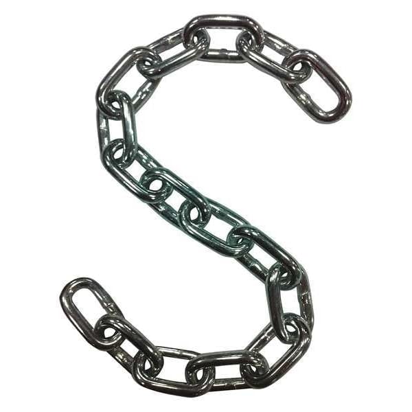 Coil Chain, Trade 5/0, 100 ft. L, 925 lb.