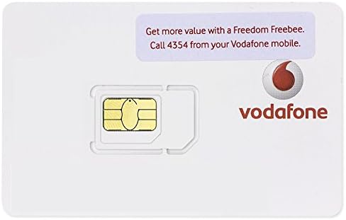 Vodafone Pay As You Go - Includes Standard, Micro & Nano Triple SIM Cards