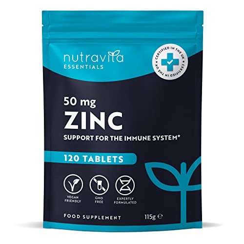 Nutravita Zinc Tablets 50mg, 120 Count