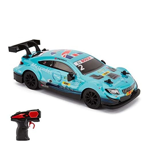 CMJ RC Cars Mercedes AMG C63 DTM Offizielles Lizenzprodukt Ferngesteuertes Auto Spielzeug Maßstab 1:24 2,4 GHz