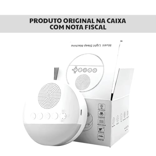 Aparelho de Som Ruído Branco Útero Ninar Acalmar Bebê Criança Relaxante Dormir