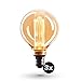 Produktbild CROWN LED 3X Hochwertige Edison Illusion Filament Glühbirne E27 Fassung, Dimmbar, 3,5W, 1800K, Warmweiß, 230V, 158 lumen, EL25, Antike Filament Beleuchtung im Retro Vintage Look