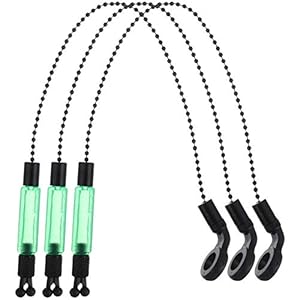BESPORTBLE 3 stuks vissen beetindicator vissen spoel ijzer vissen swinger vissen alarm karperhengel draagbare spoel kleerhanger accessoires outdoor tackle spoelen kleerhanger alarmen groen