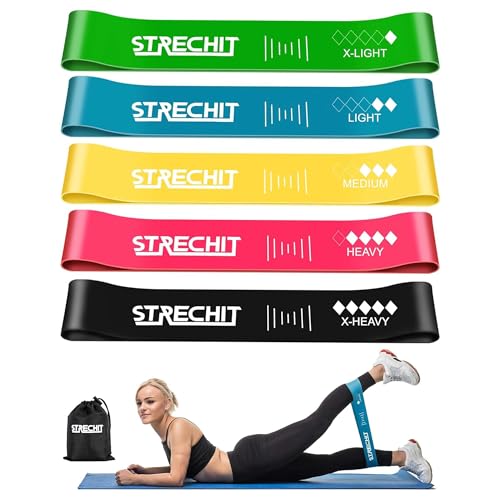 Resistance Bands for Men & Women with Different Resistance Levels for Shaping Legs & Glutes - Exercise Band for Gym, Yoga, Home Exercise, Workout with