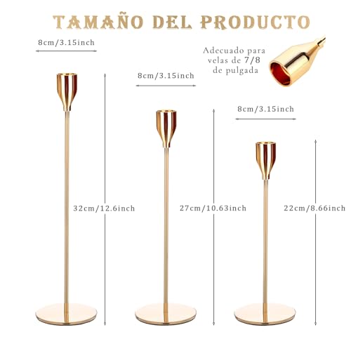 El Mejor Listado de Candelabros y portavelas para comprar online. 18 Candelabros y portavelas marca EIYUTRLR (3)