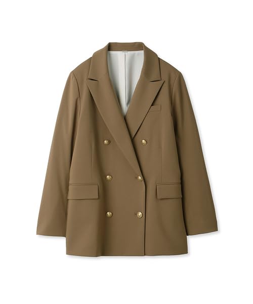 Amazon | [ミラオーウェン] 金釦オーバーサイズダブルブレスト  