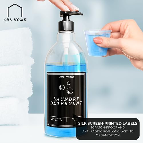 S&L Home Liquid Laundry Detergent Dispenser 64 Oz Plastic Laundry