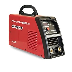 Equipo de soldadura Inverter Profesional MMA Electrodo POTENZA 200 K (incluye maletÃ­n)