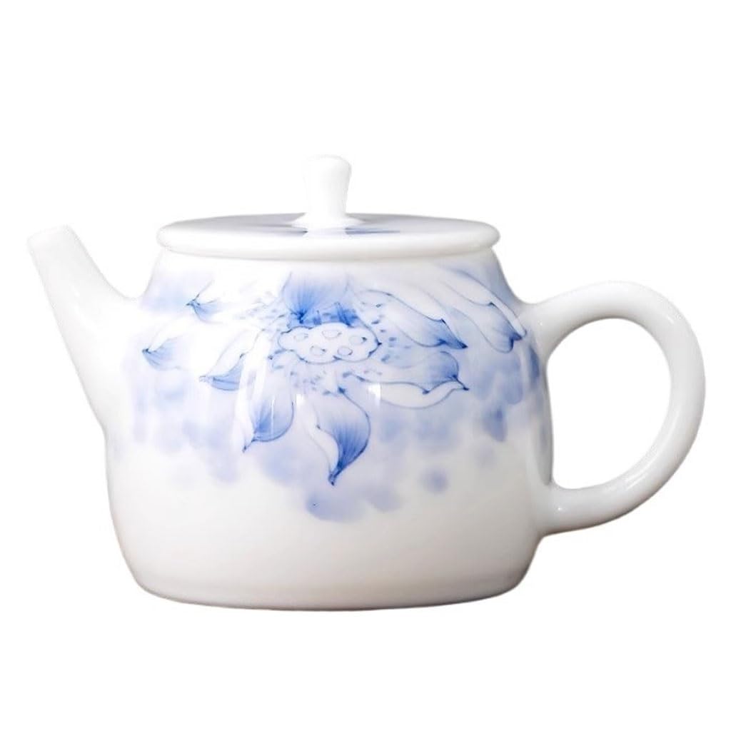Tetera de loto pintada a mano con tapa, juego de té de Kung Fu para infusiones perfectas