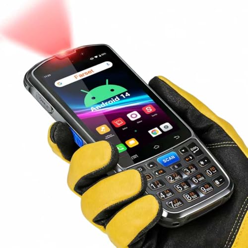 FARSET F7 Android 14 Barcode Scanner PDA, 4GB RAM 64GB ROM,