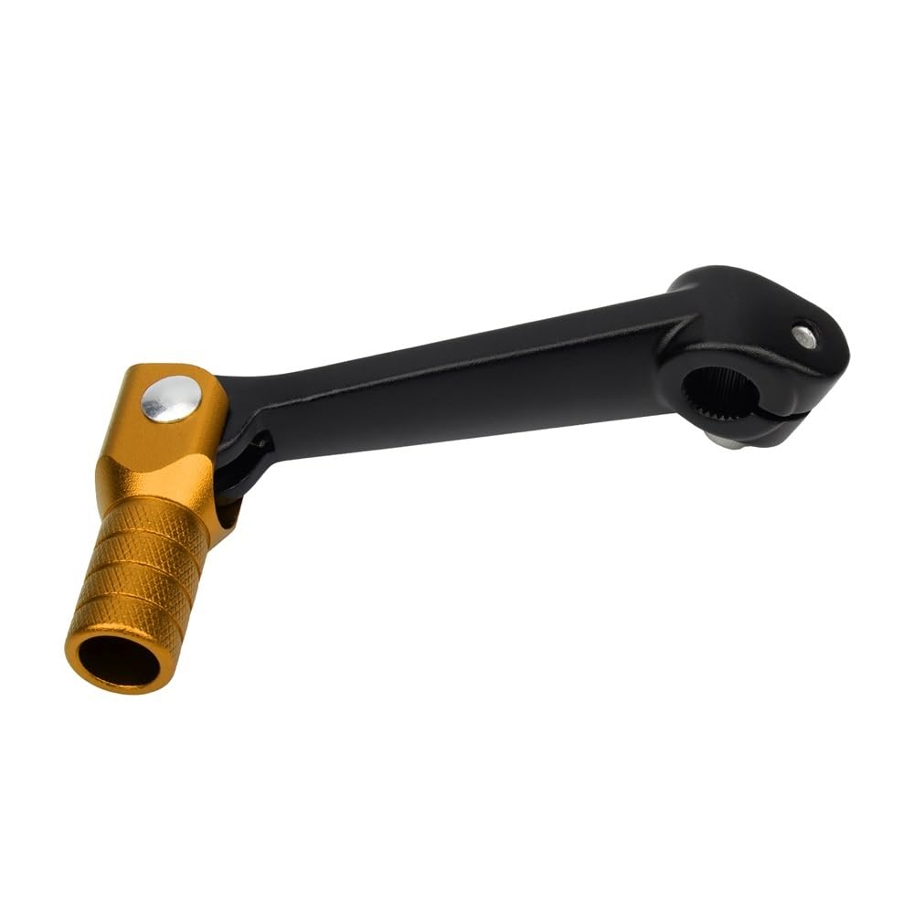 WANGHSDY Gear Shift Lever Fit for KTM Kayo T2 T4 T4L BSE Apollo 50-250 Dirt Pit Bike(Black-Yellow)