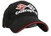 C3 Corvette Black & Red Piping Brushed Twill Hat