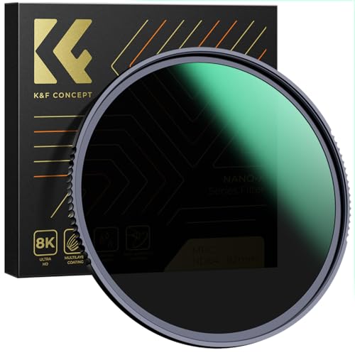 K&F CONCEPT Filtre ND64 55mm 6 Stops Gris Neutre Nano-X HD Résistant à l'eau Anti-Rayures pour Objectif Appareil Photo Caméra Numérique