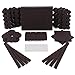 Homedone Felt Pads Furniture Feet, Floor Protectors Heavy Duty, Adhesive Felt Chair Pads, 100-Piece, Black